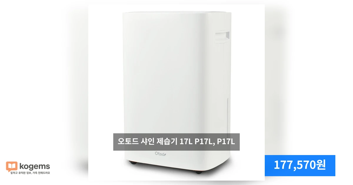 오토드 샤인 제습기 17L P17L, P17L